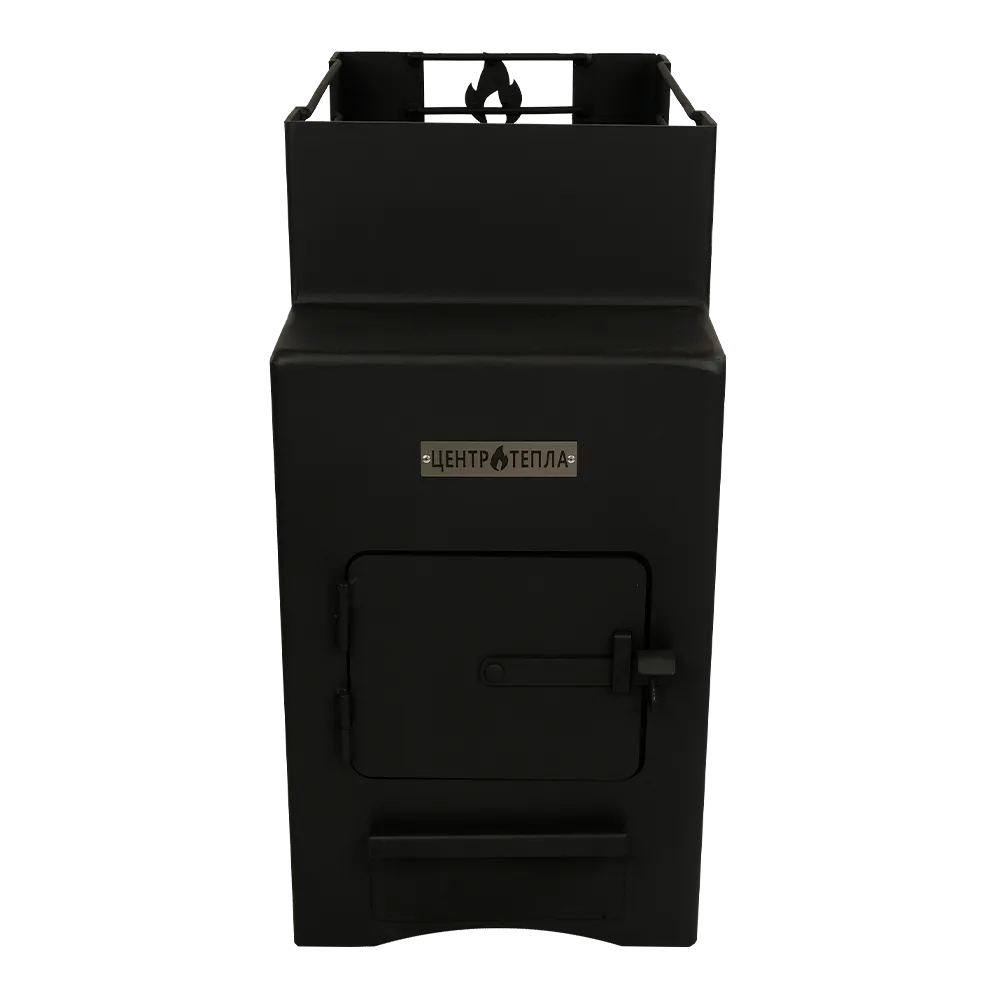 Банная печь Огонь с тоннелем 22 куб.м. МД