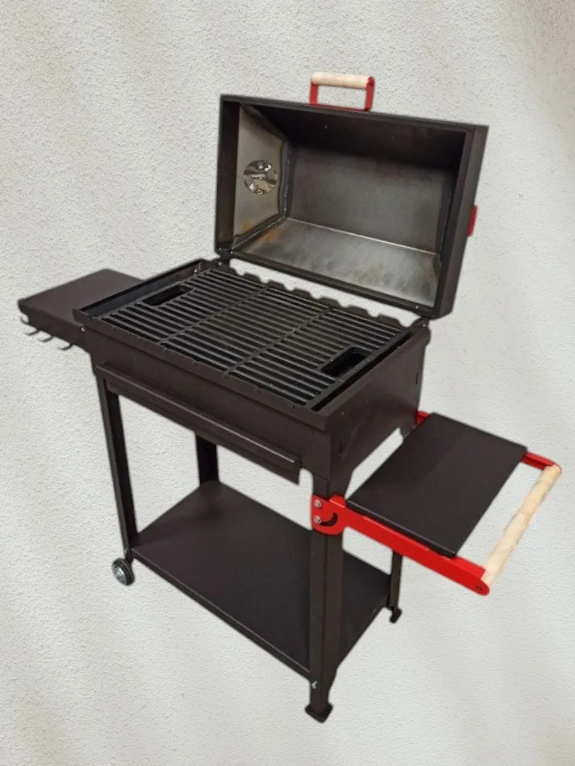 Мангал 2 мм с крышкой BBQ