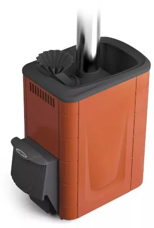 Банная печь Гейзер 2014 Inox ДА КТК ЗК терракота