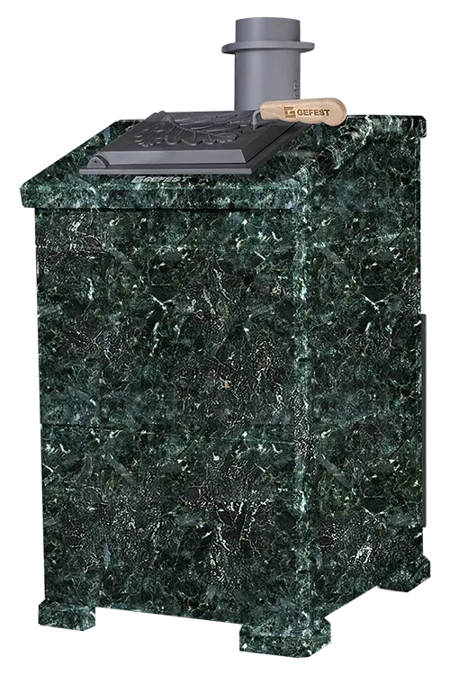 Чугунная банная печь GFS ЗК 45 (М) Президент 1140/50 Серпентинит