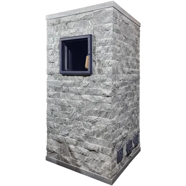 Облицовка Русский пар PREMIUM для банной печи Grom 80 Талькомагнезит (рваный камень)