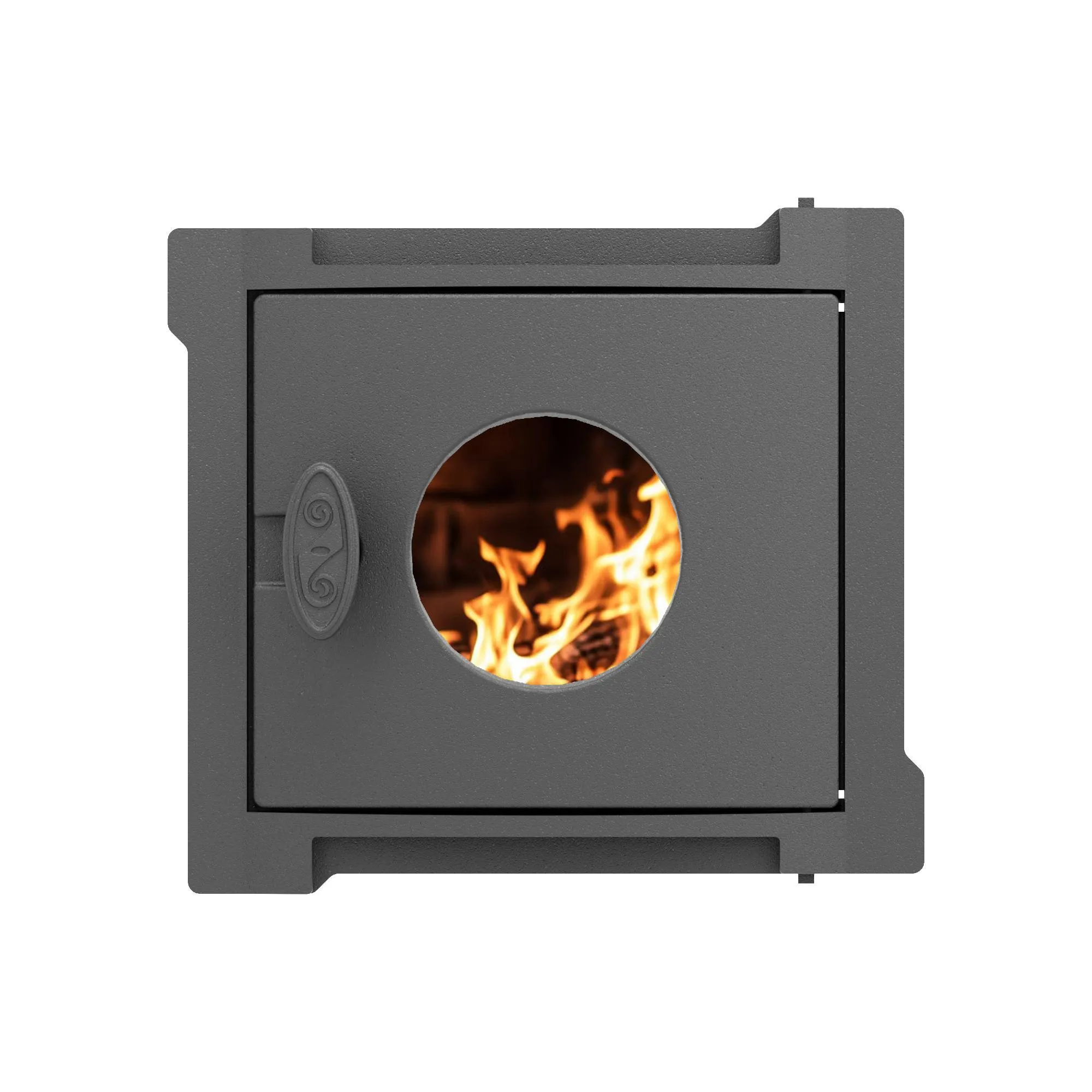 Дверка топочная уплотненная ДТУ-3АС, со стеклом