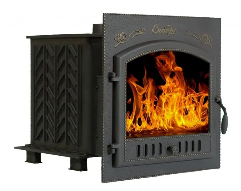 Премиальная чугунная банная печь Сибирь 25 дверка 700х700 под обкладку Премиальная чугунная банная печь Сибирь 25 дверка 700х700 под обкладку