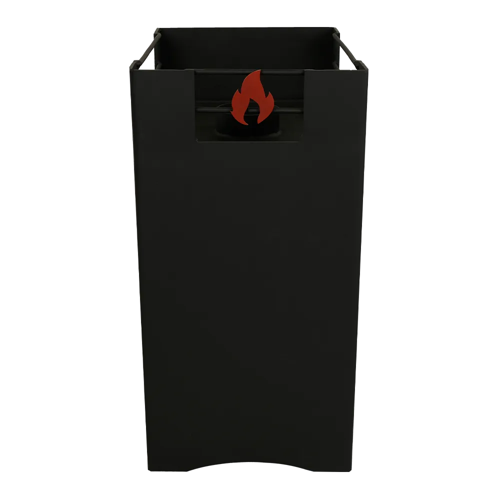 Банная печь Огонь с тоннелем 22 куб.м. МД