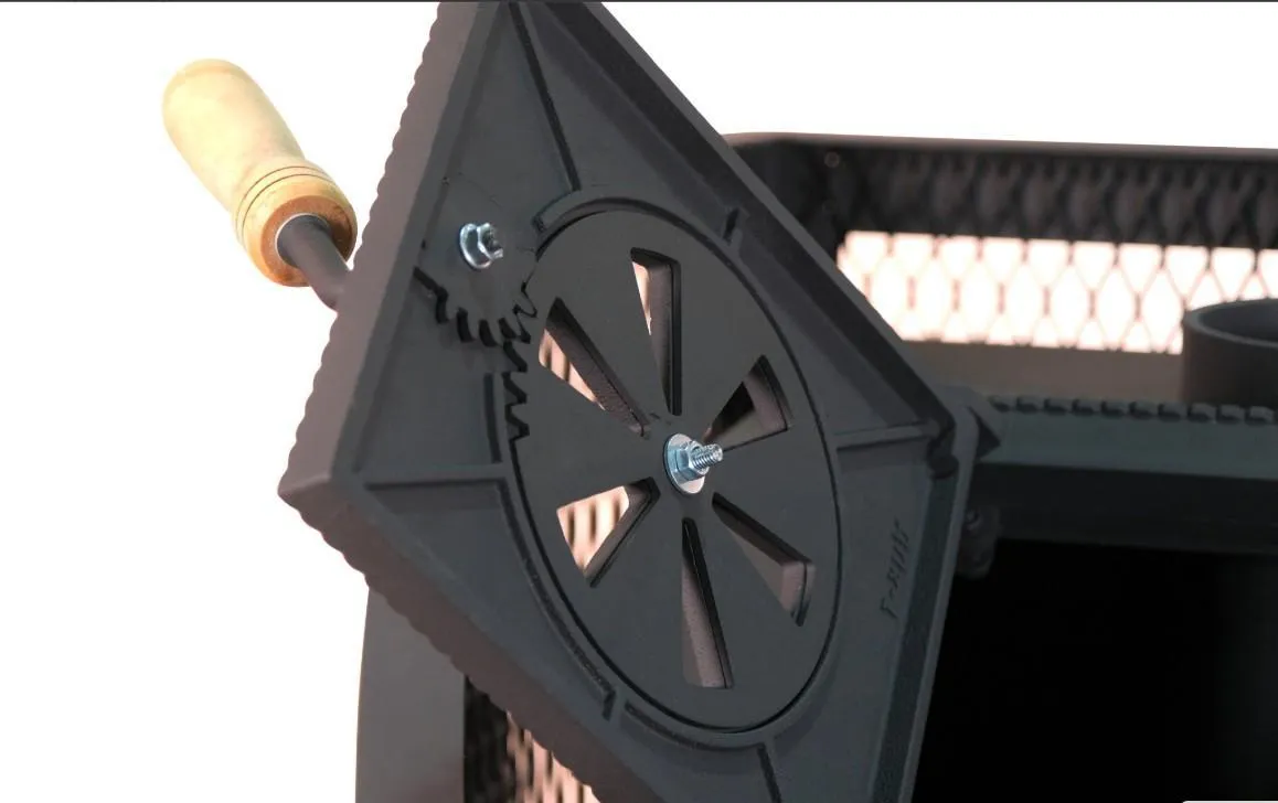 Банная печь Сибирь ЗК Панорамная дверца