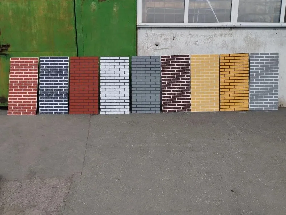 Огнестойкая плита декор КИРПИЧИКИ КОРОЕД БЕЛЫЙ 1200х600х9