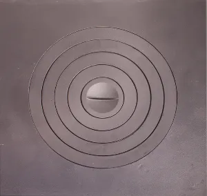 Чугунная плита под казан 08 520х520 ф400