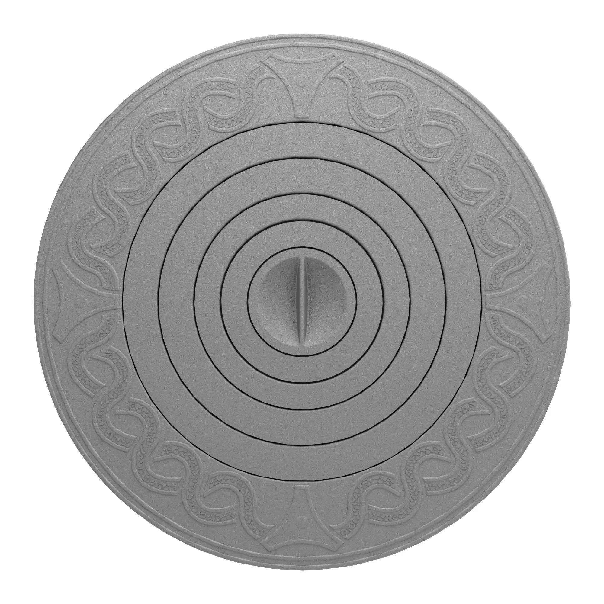 Печная круглая плита ПК-600, RL38 (Ø600х21)