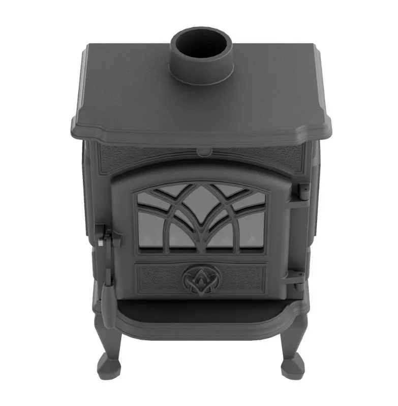 Чугунная печь-камин отопительная ПМЧ-7АС