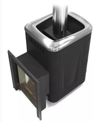 Банная печь Уренгой Мини 2018 Carbon БСЭ антрацит