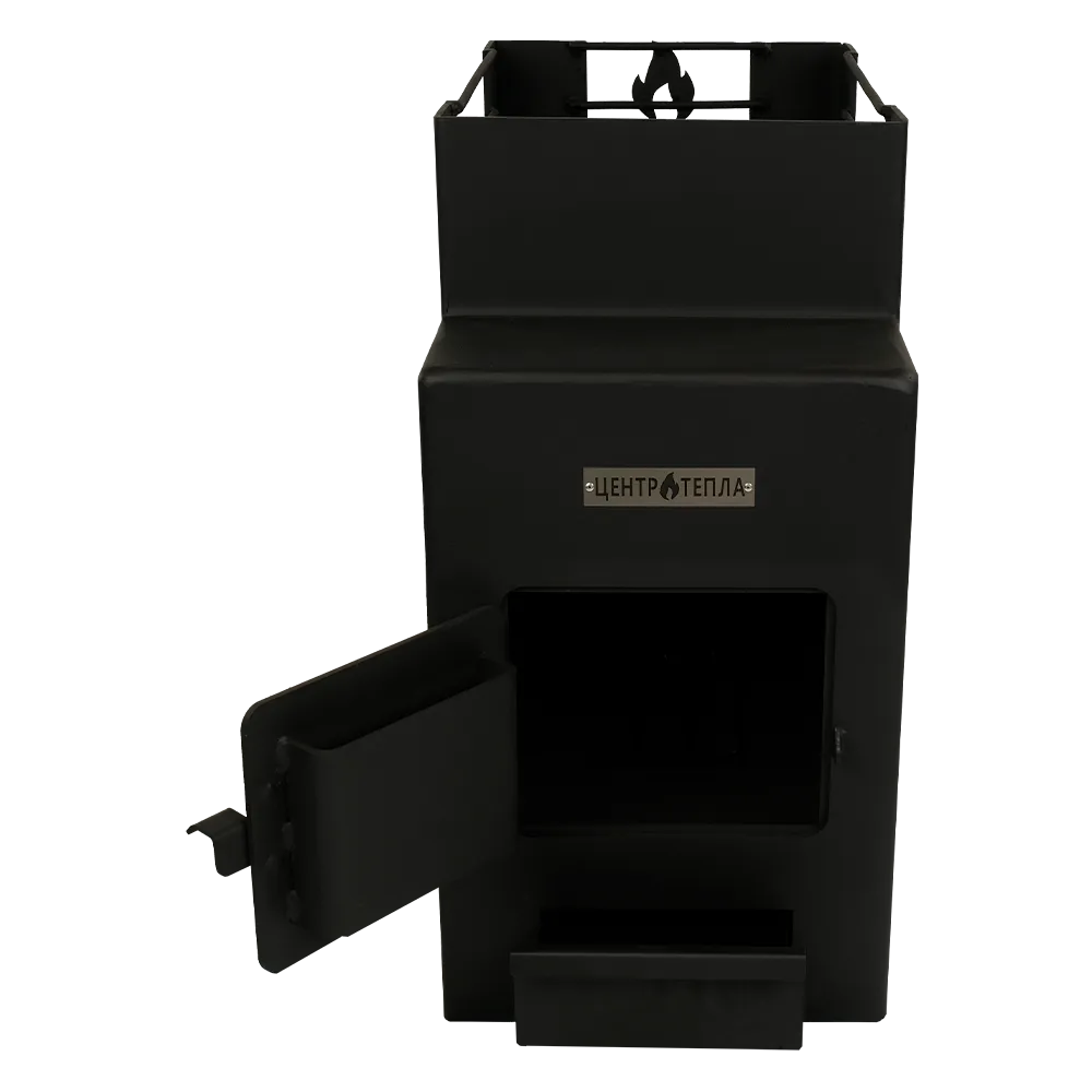 Банная печь Огонь с тоннелем 22 куб.м. МД