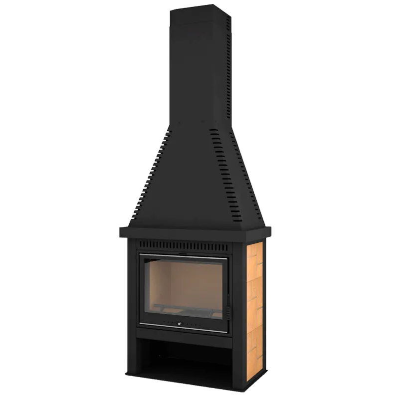 Стальная печь-камин Рейнджер 712