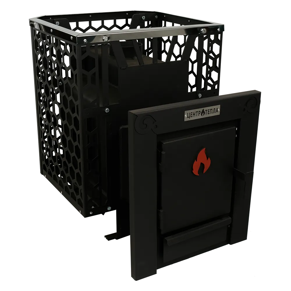 Банная печь Грация 15 с Сеткой СОТЫ