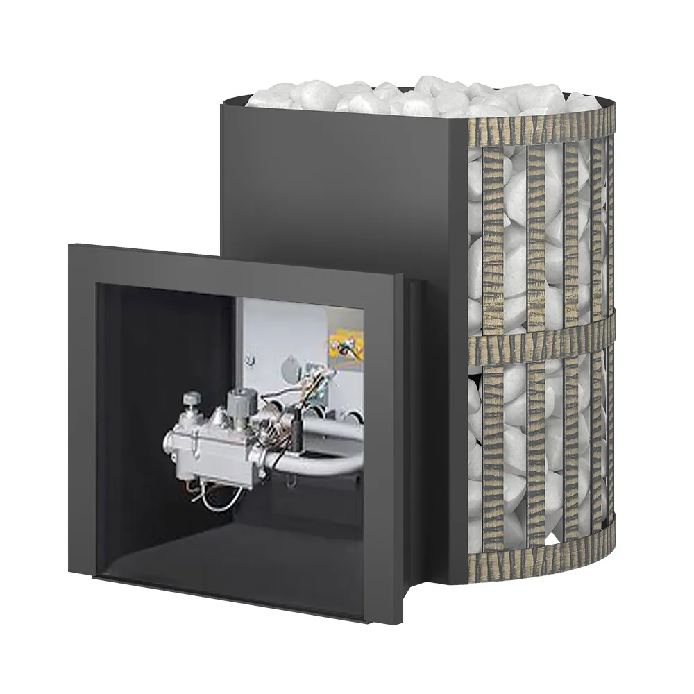 Банная печь газодровяная Скиф Ковка 18 (ДТ-3)