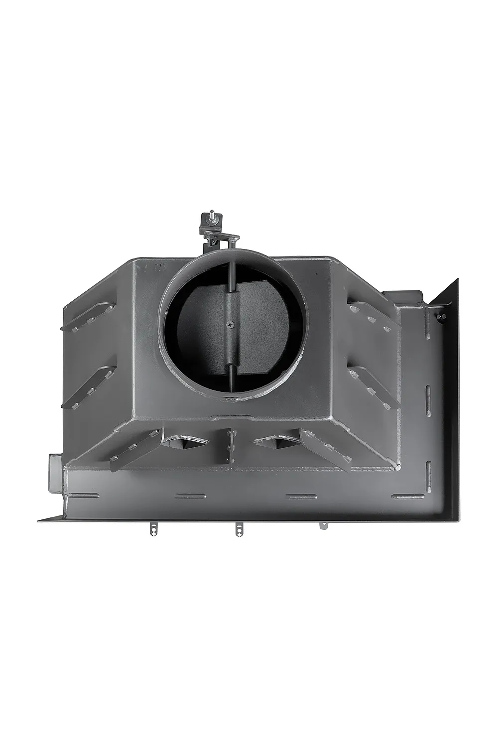 Каминная стальная топка Альфа 700 R два стекла правая