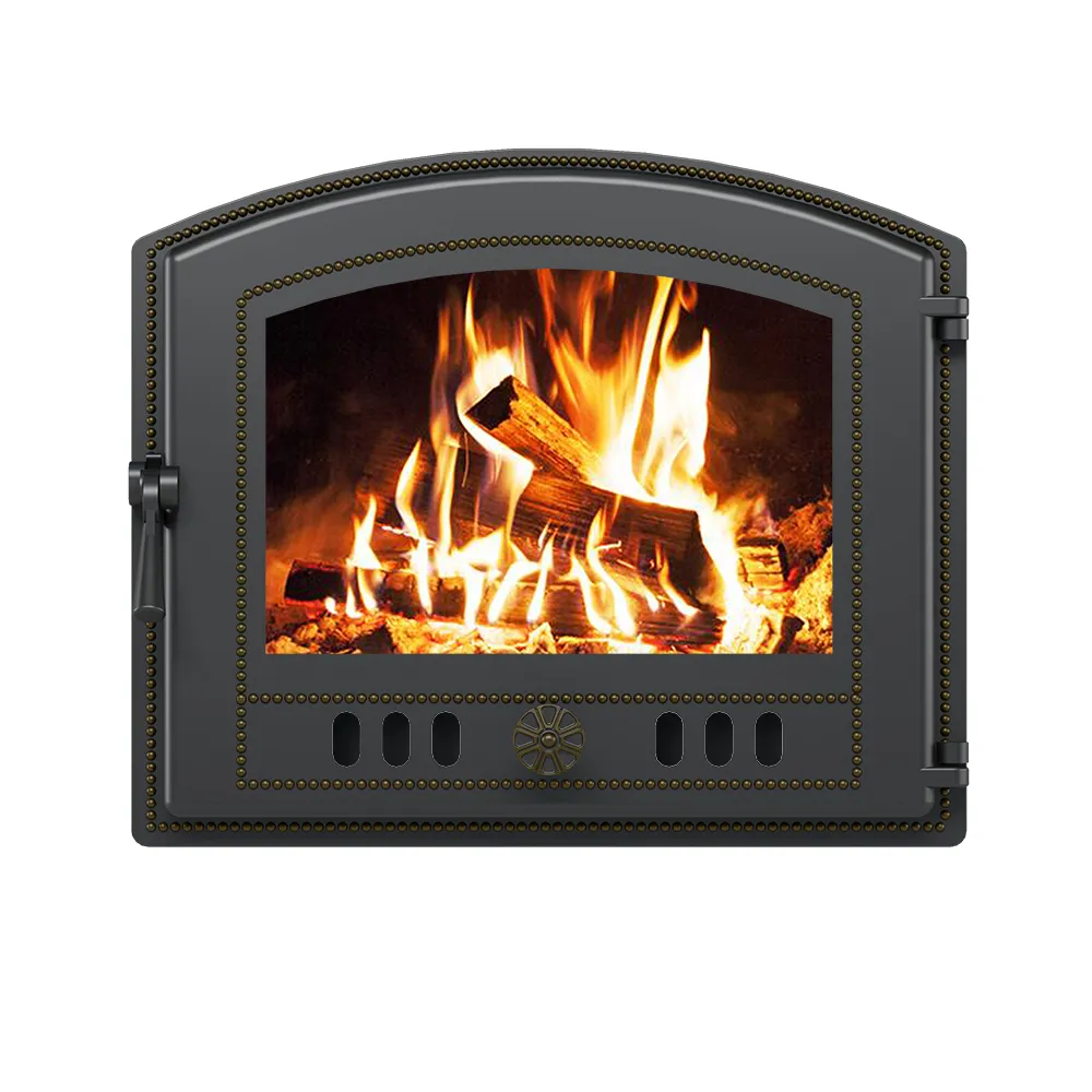 Чугунная каминная дверка ВЕЗУВИЙ 224 (Бронза)