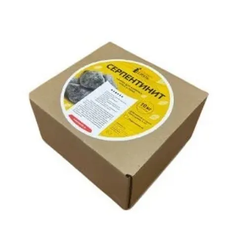 Камень Серпентинит обвалованный (коробка 10кг)