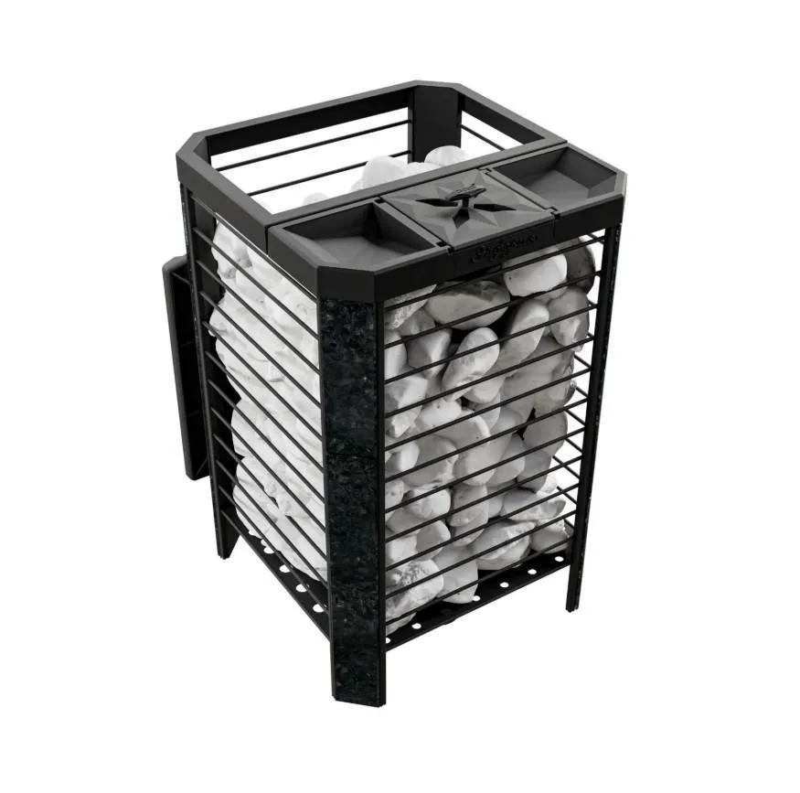 Чугунная банная печь Эйфория 45 сетка КТТ