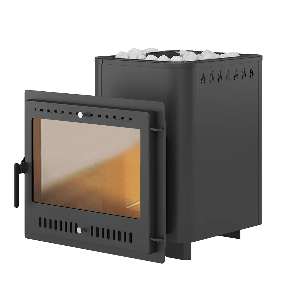 Банная печь Русичъ Антрацит 16 Панорама М 2022