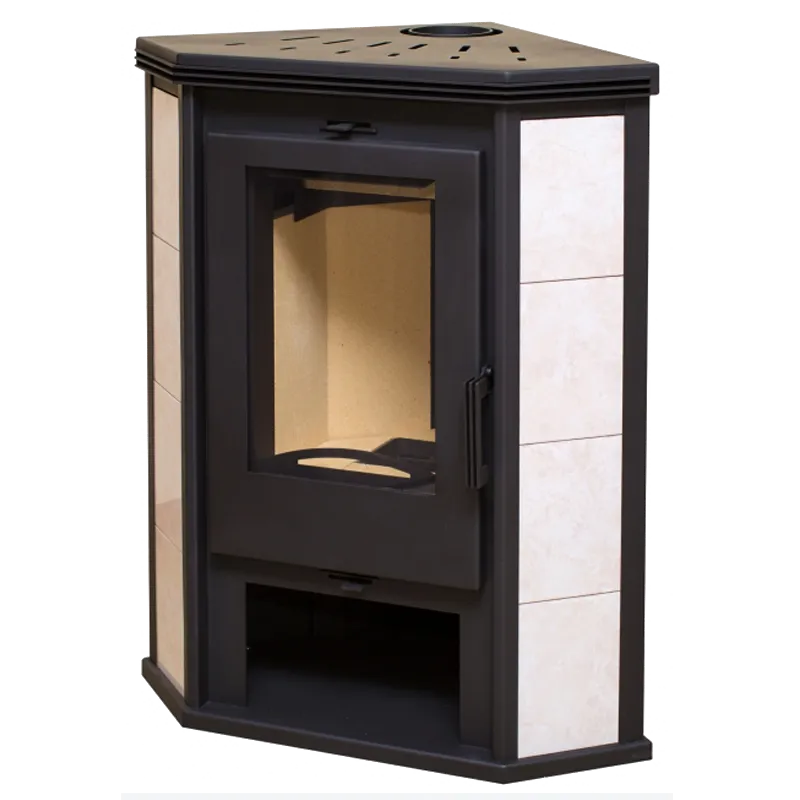 Стальная печь-камин Ритм L угловой 7 кВт Стальная печь-камин Ритм L угловой 7 кВт