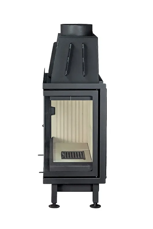 Каминная стальная топка Альфа 1000 R два стекла правая