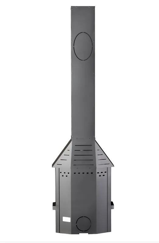 Печь-камин Мюнхен пристенно-угловой мини графит