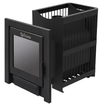 Стальная банная печь Сетка 14 Панорама