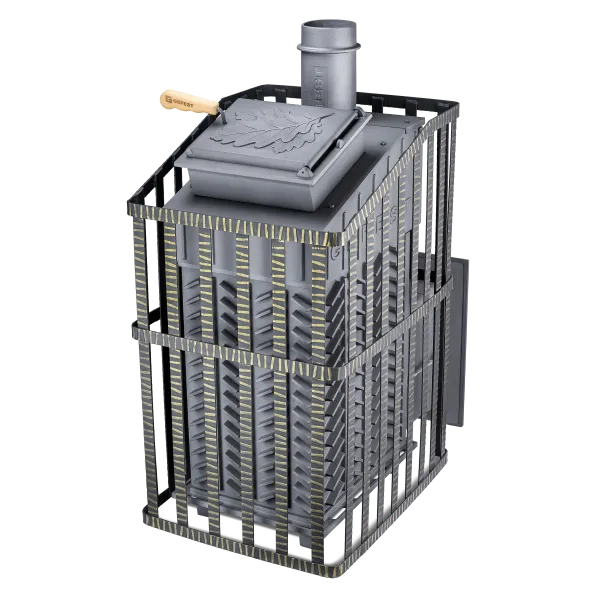 Чугунная банная печь GFS ЗК 30 Ураган