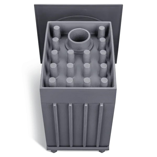 Чугунная банная печь Гроза 24 (П)