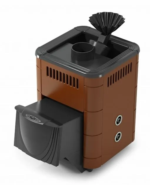 Банная печь Гейзер Микра 2017 Inox ДА ЗК ТО терракота