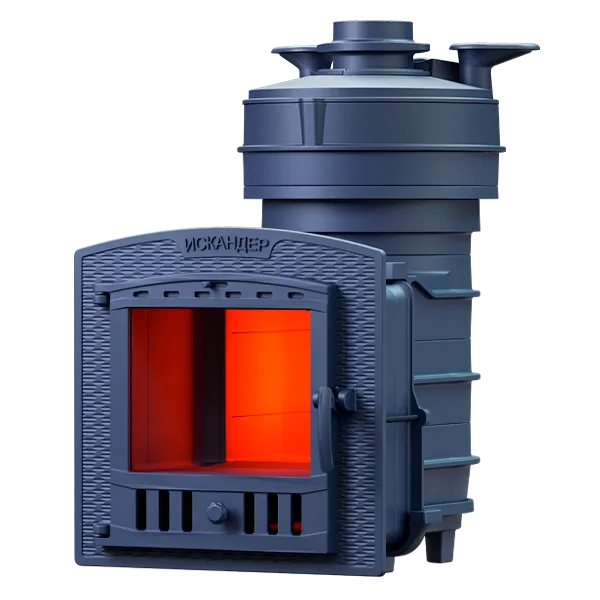Чугунная банная печь Искандер ЗК 18 (П2) Pro