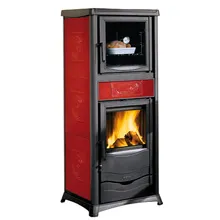 Печь-камин La Nordica TermoRossella Plus c/ Forno D.S.A. BORDEAUX (бордовый)