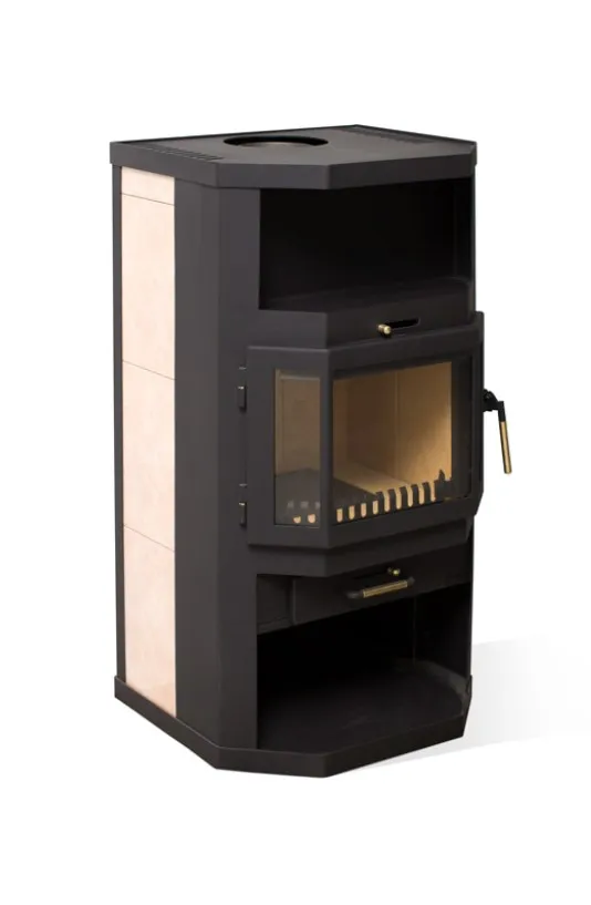 Стальная печь-камин Ангара Аква Стальная печь-камин Ангара Аква