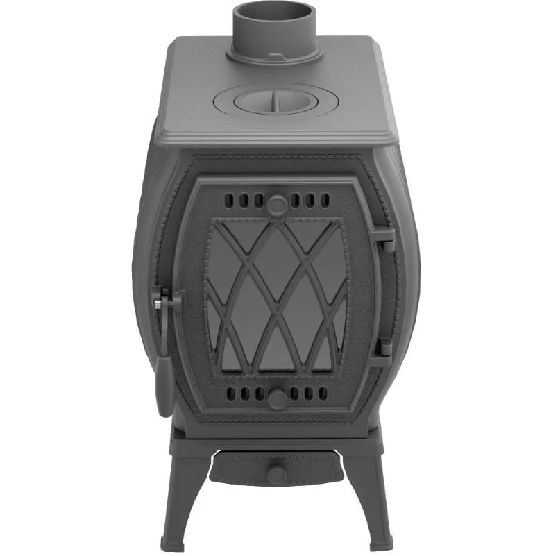 Чугунная печь-камин отопительная ПМЧ-10С