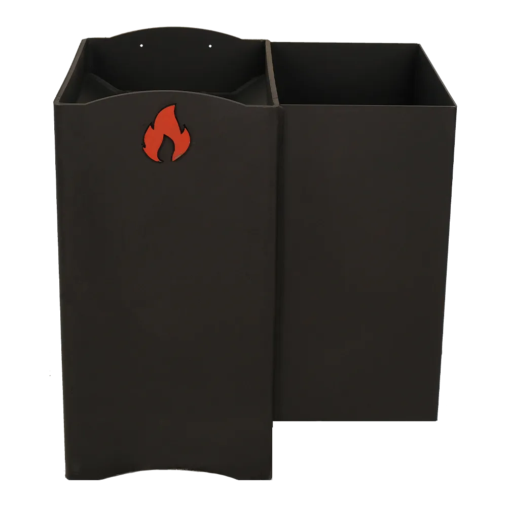 Банная печь Огонь с баком (лев) 12 куб.м. МД