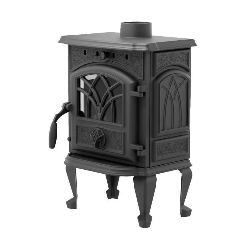 Чугунная печь-камин отопительная ПМЧ-7АС