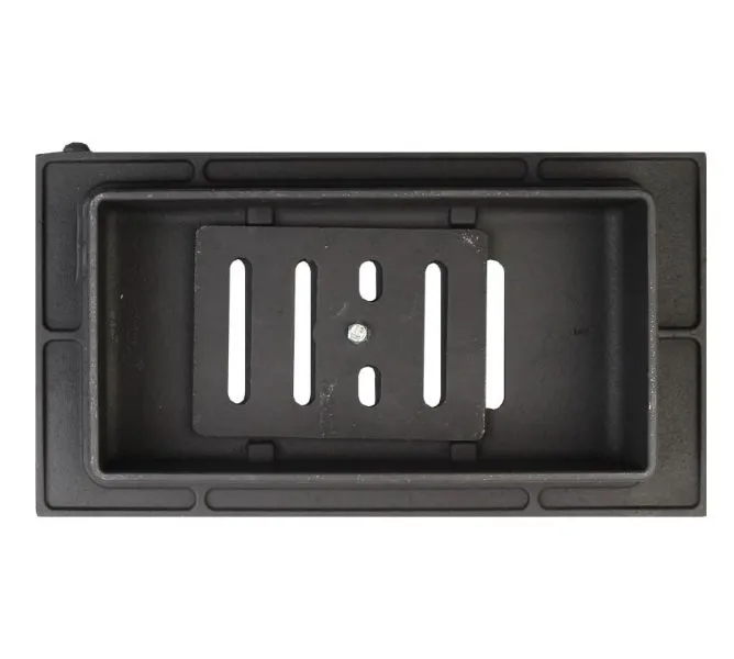 ДПУ-3А Чугунная дверка поддувальная уплотненная окрашенная 355х180х113