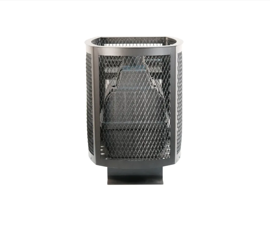 Чугунная банная печь Сибирь-24 ПРО. Панорамная дверца (сетка) Чугунная банная печь Сибирь-24 ПРО. Панорамная дверца (сетка)