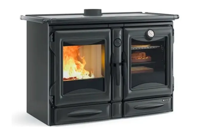 Печь-камин La Nordica ALASKA Nero antracite (черный антрацит)