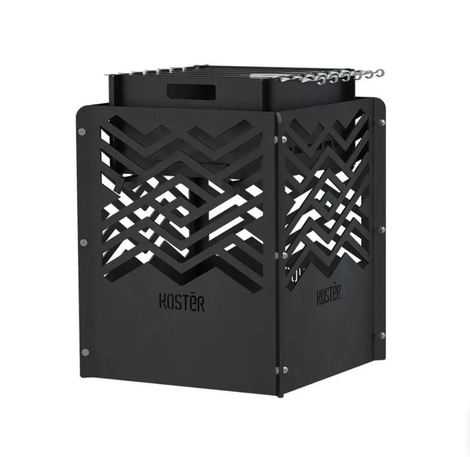 Садовый очаг Куб