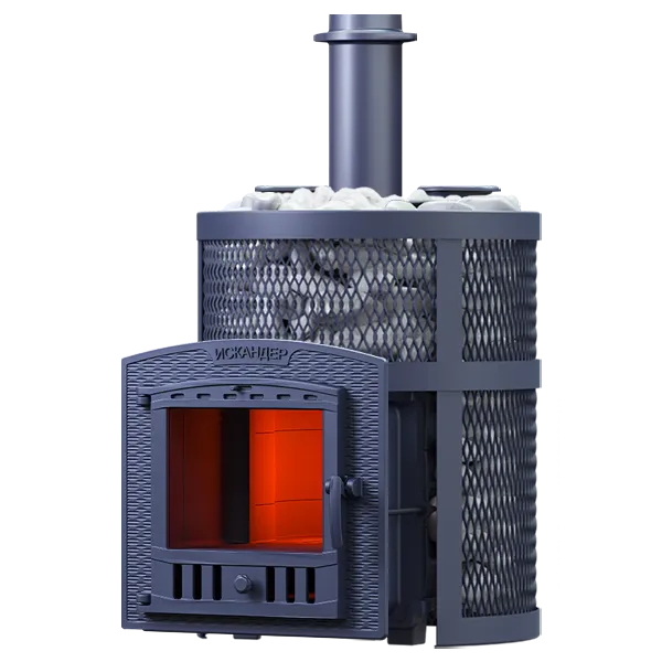 Чугунная печь для бани Искандер ЗК 16 (П2) Ураган