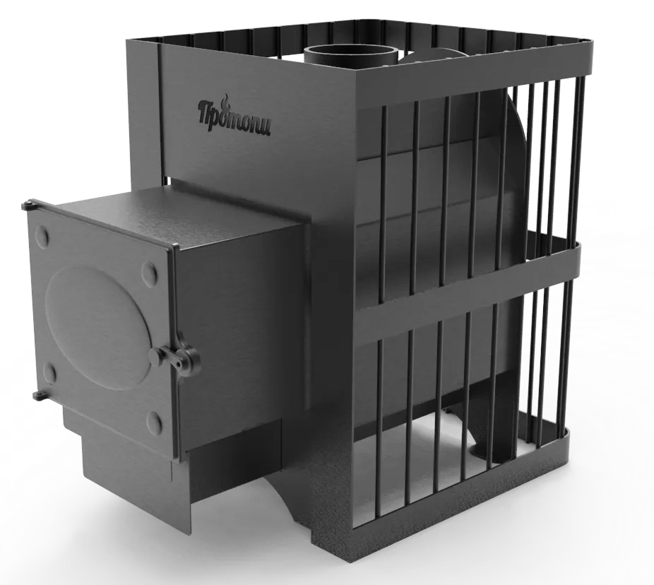 Стальная банная печь Дачник