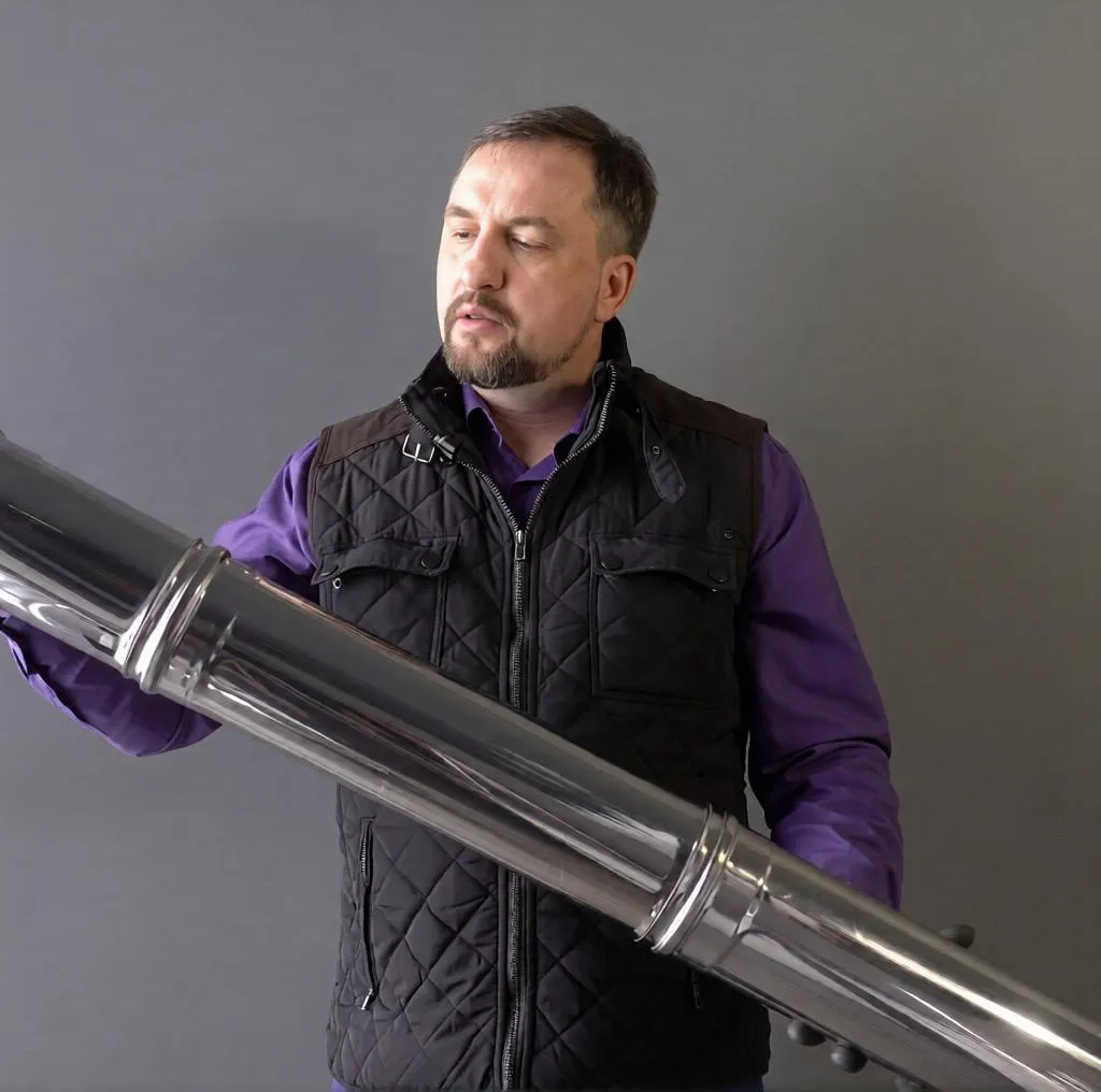 Дымоход L 500мм (AISI 430 0,8 мм) Ф250