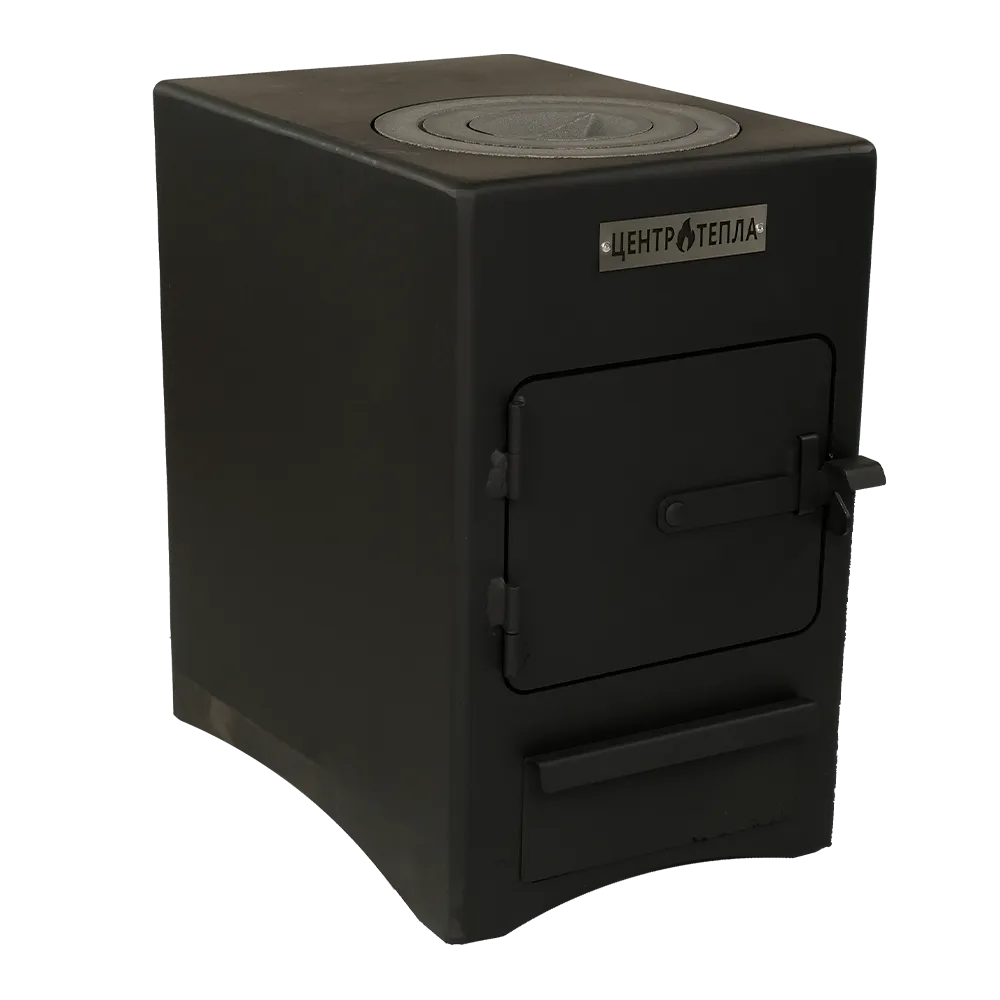 Печь отопительная Огонь 8 мм 100 куб.м патрубок сзади