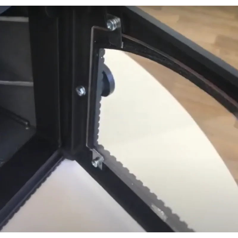 ДПС-ДТ-6АС Стальная печная духовка с чугунной дверцей под стекло 345х289х500