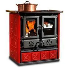 Печь-камин La Nordica Rosetta 16 Maiolica Bordeaux (бордовый)