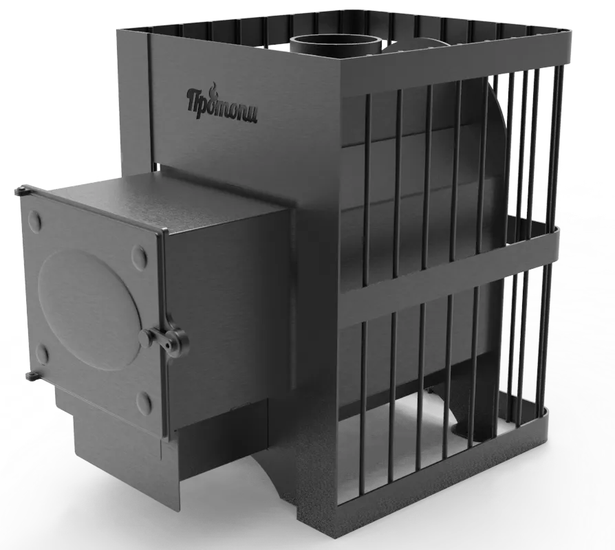 Стальная банная печь Дачник Ч