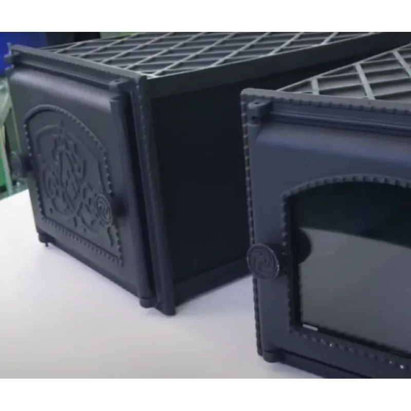 ДП-ДТ-6АС Чугунная печная духовка со стеклом 345х289х500