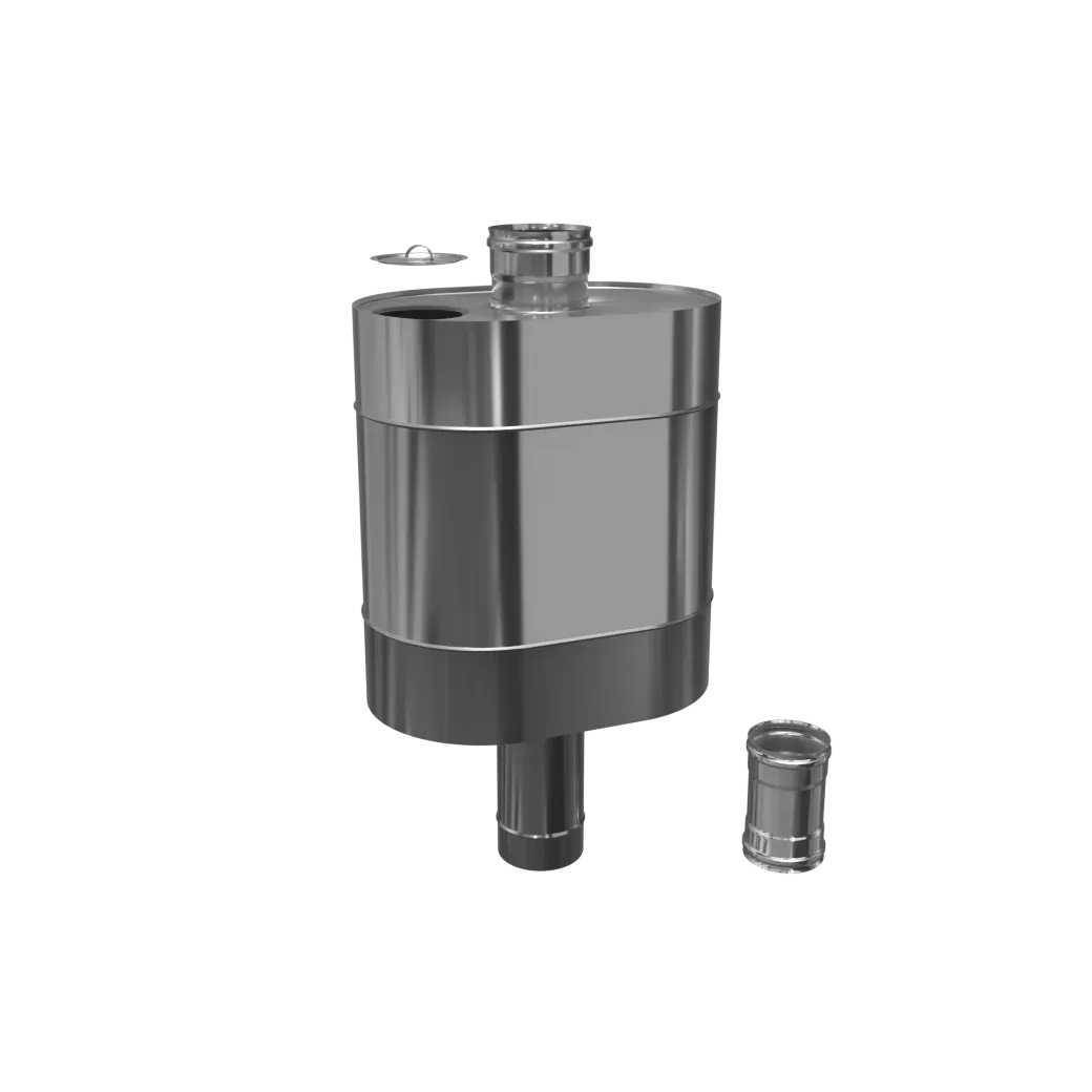 Бак "Таймыр" 50л эллиптический на трубе Ф115 (AISI 201/1.0)