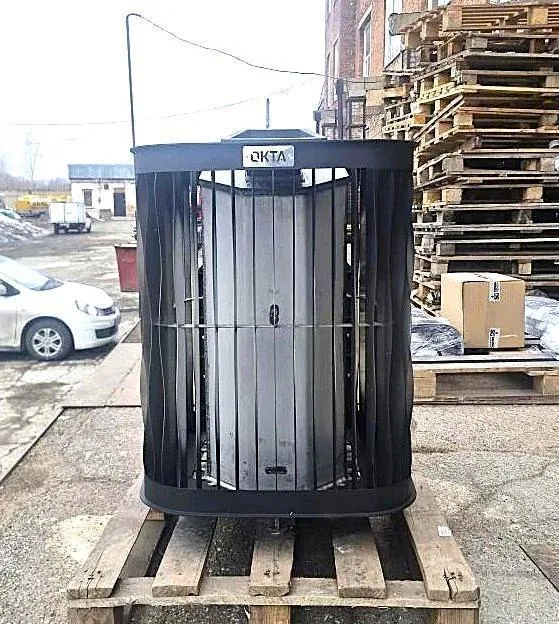 Нержавеющая банная печь ОКТА 20 ЗК сетка Премиум, нерж AISI 430 5/10 мм